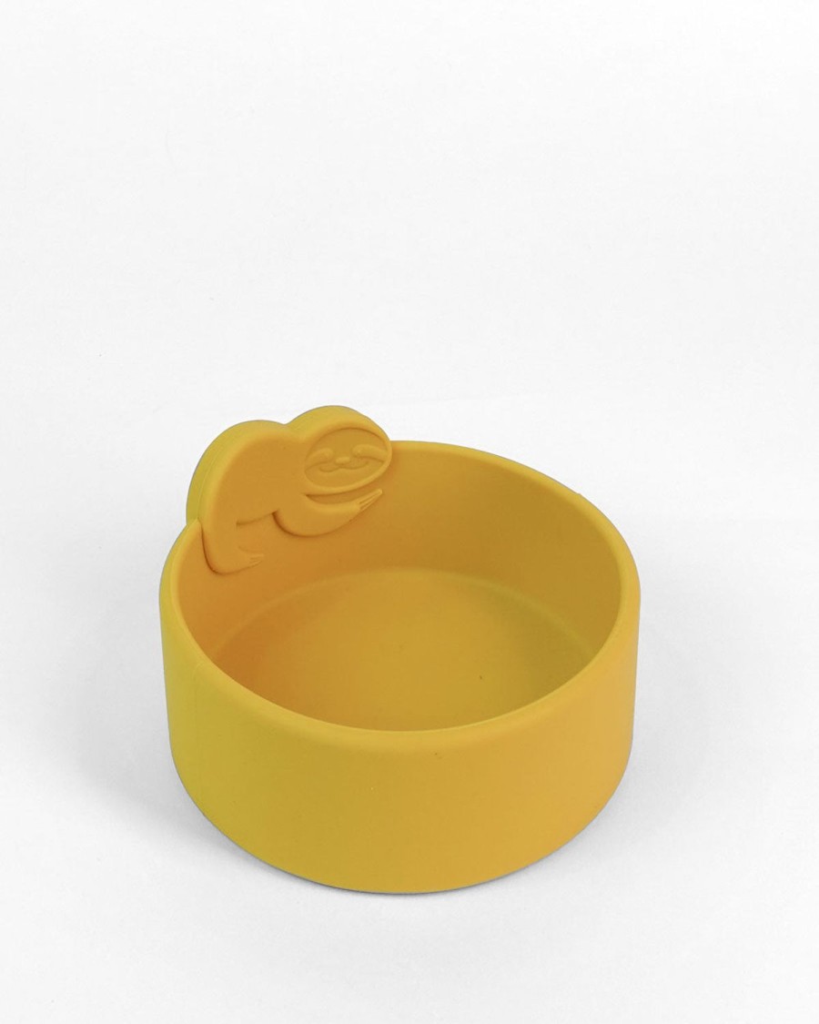 Mini The Somewhere Co Silicone Bowls | Sloth Silicone Bowl (Mustard)