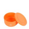 Lunch The Somewhere Co Silicone Lunch Boxes | Apricot Round Silicone Lunch Box