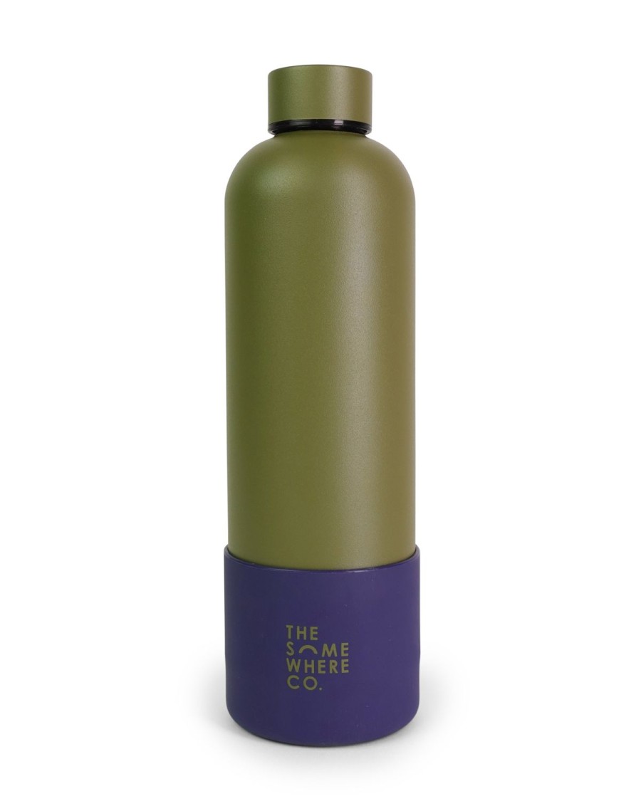 Lunch The Somewhere Co Water Bottles | Khaki Water Bottle 750Ml