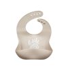 Mini The Somewhere Co Silicone Bibs | Silicone Baby Bib - Little Rainbow (Speckled)