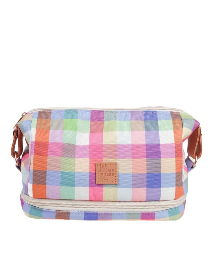 Bags + Accessories The Somewhere Co Cosmetic Bags | Cherry Jam Cosmetic Bag