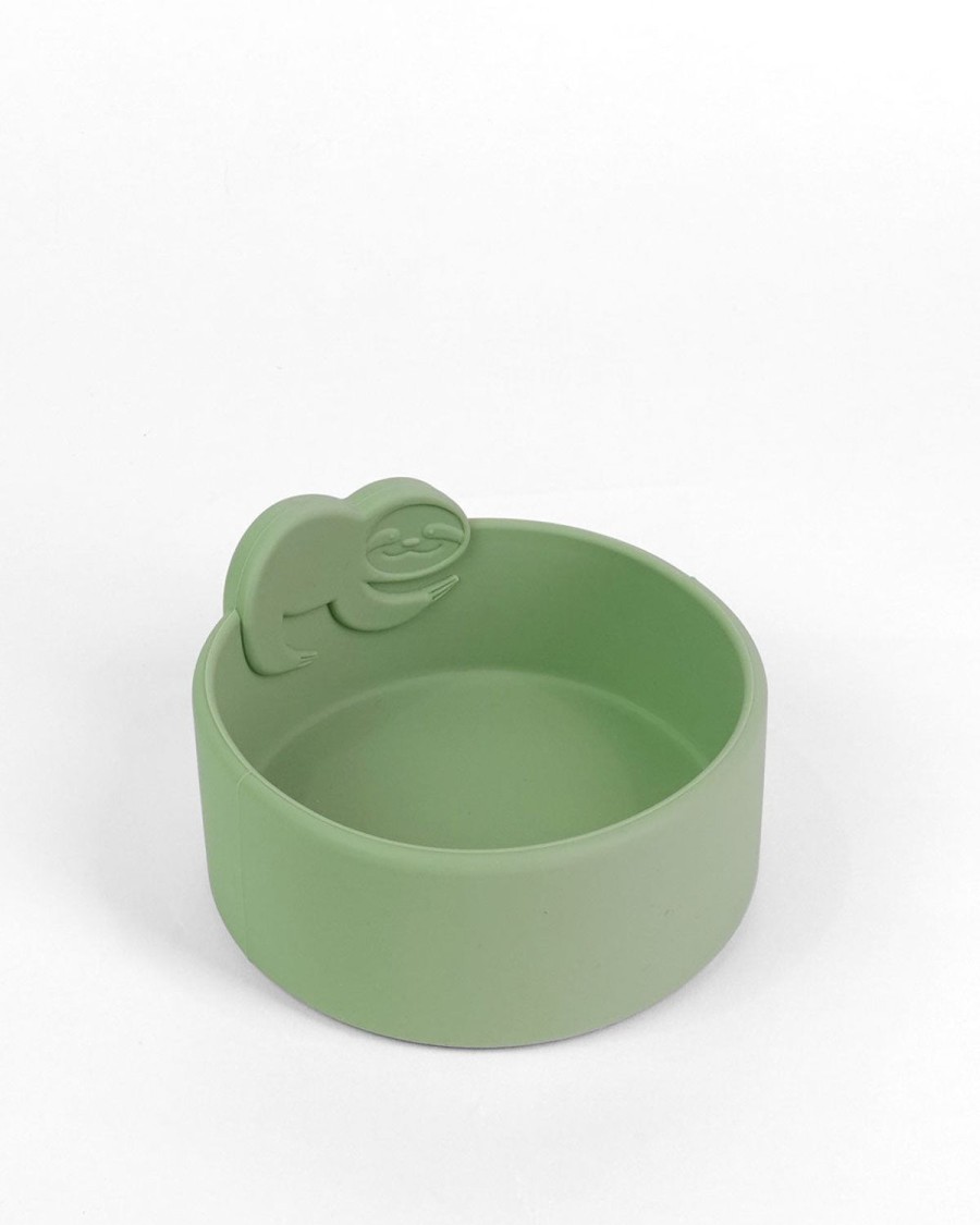 Mini The Somewhere Co Silicone Bowls | Sloth Silicone Bowl (Eucalyptus)