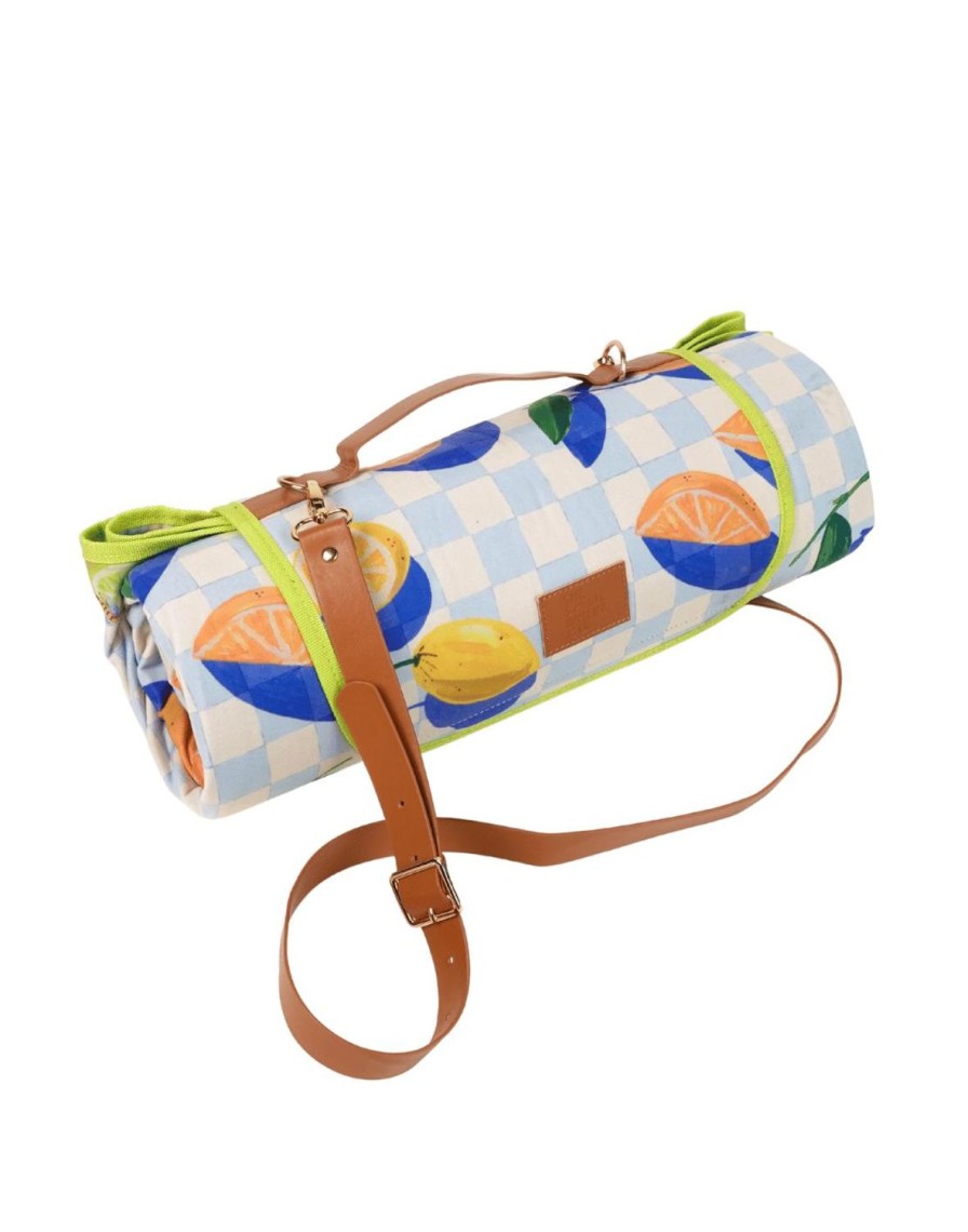 Picnic The Somewhere Co Picnic Rugs | Sorrento Citrus Picnic Rug