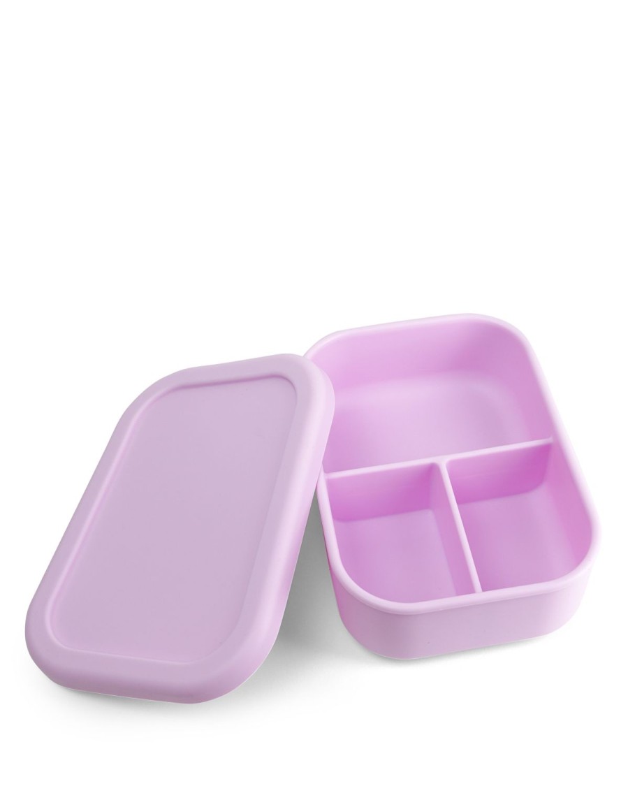 Lunch The Somewhere Co Silicone Lunch Boxes | Lilac Silicone Bento Lunch Box