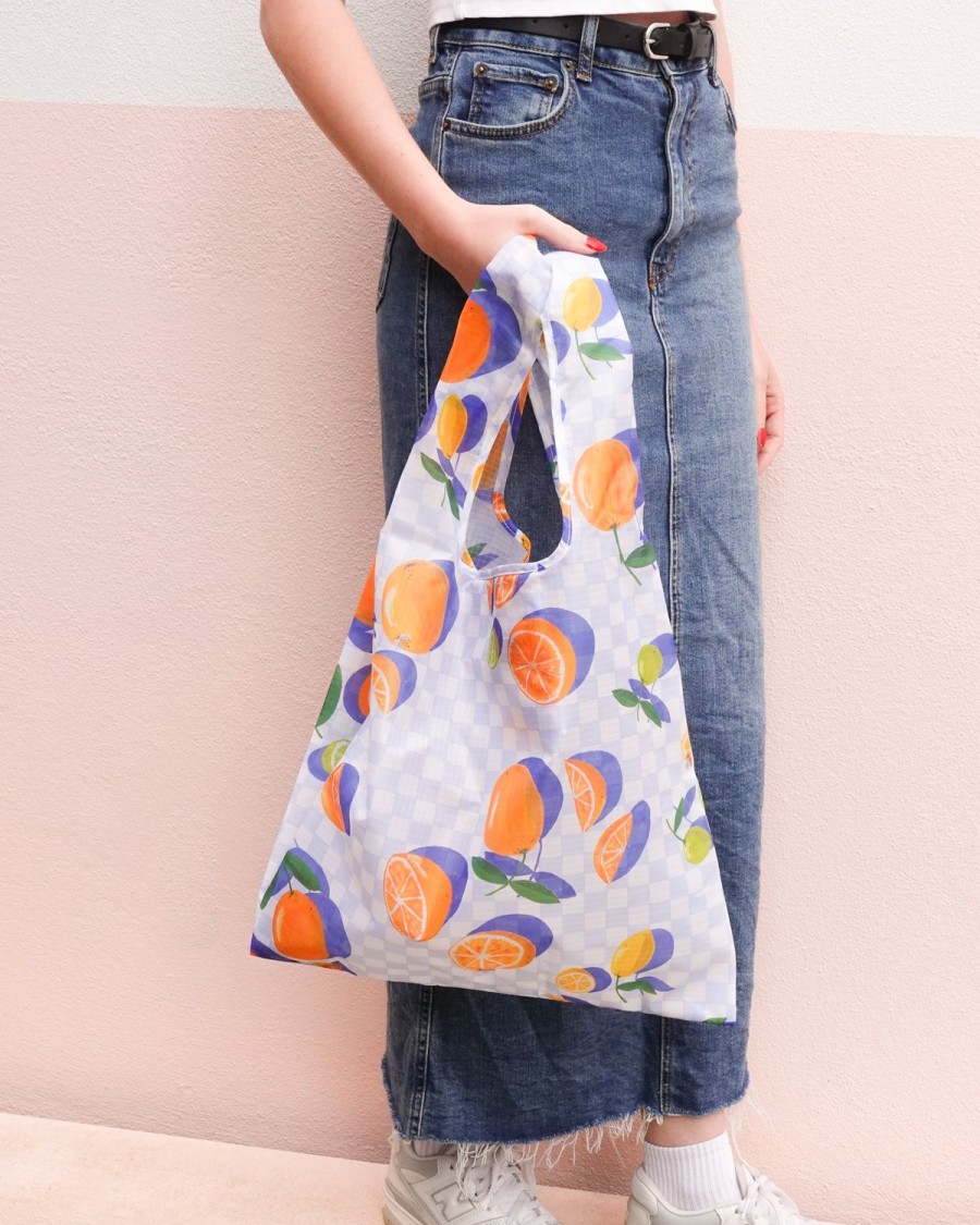 Bags + Accessories The Somewhere Co Reusable Shopping Bags | Sorrento Citrus Reusable Shopping Bag