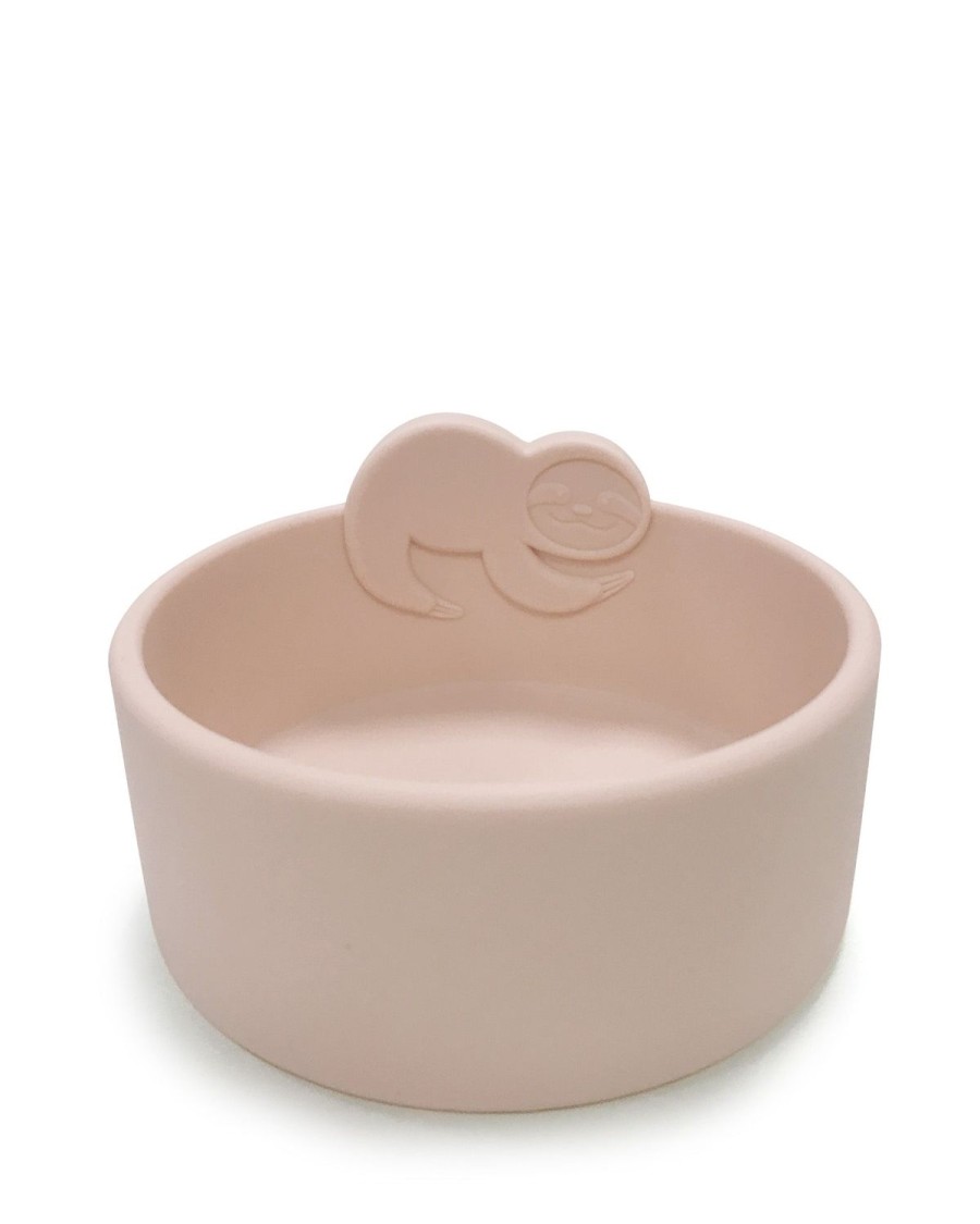 Mini The Somewhere Co Silicone Bowls | Sloth Silicone Bowl (Blush)