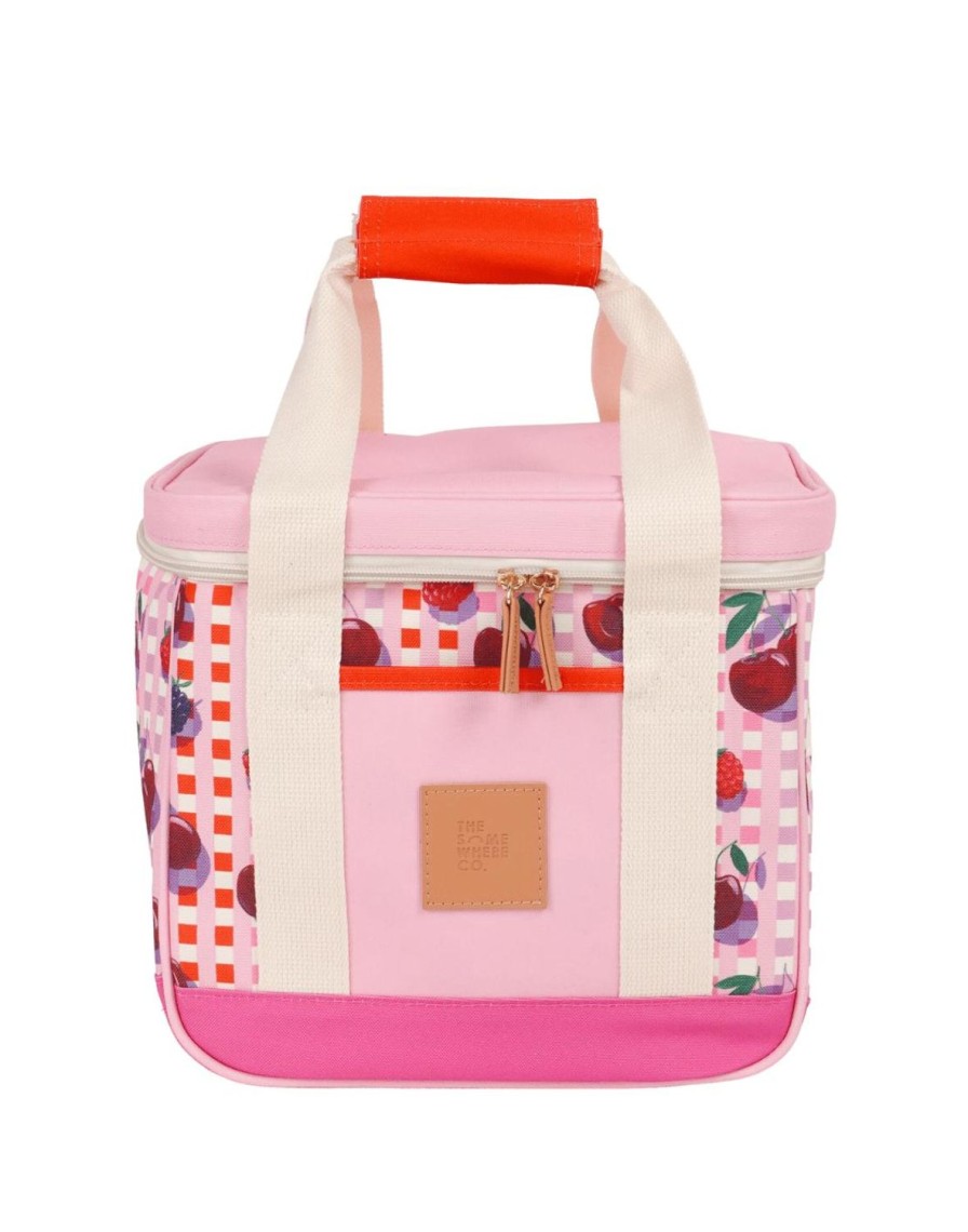 Picnic The Somewhere Co Large & Midi Cooler Bags | Sundae Cherries Midi Cooler Bag