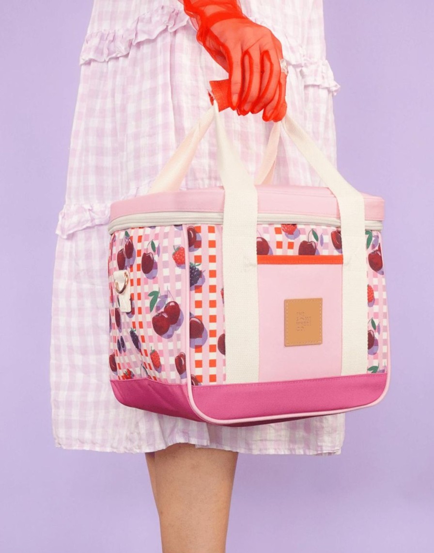 Picnic The Somewhere Co Large & Midi Cooler Bags | Sundae Cherries Midi Cooler Bag