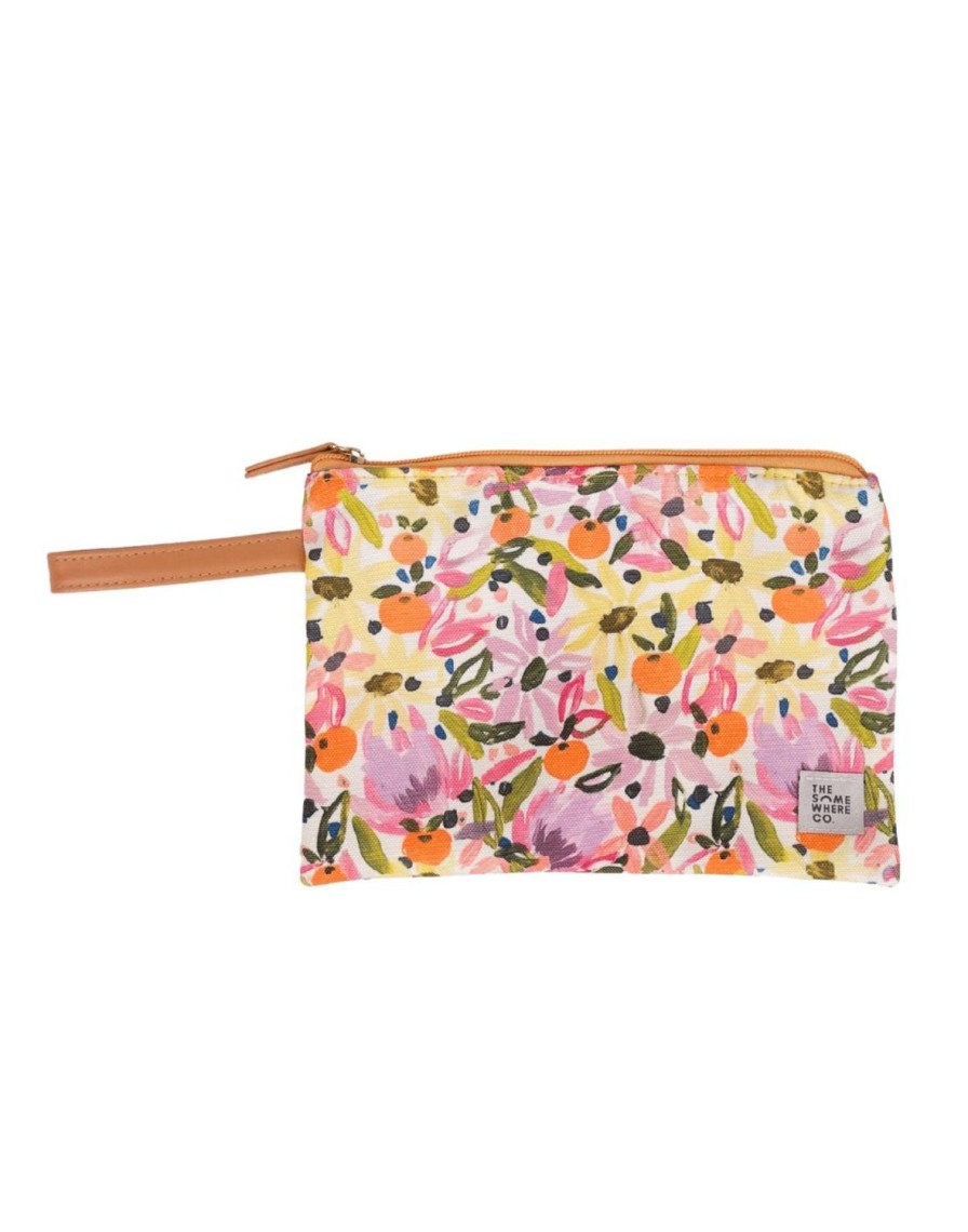 Bags + Accessories The Somewhere Co Essentials Pouch | Wildflower Essentials Pouch