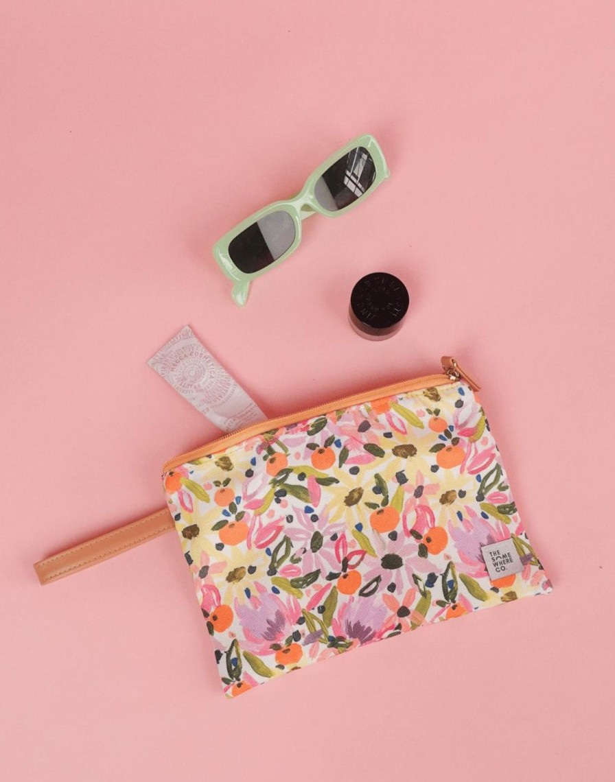 Bags + Accessories The Somewhere Co Essentials Pouch | Wildflower Essentials Pouch