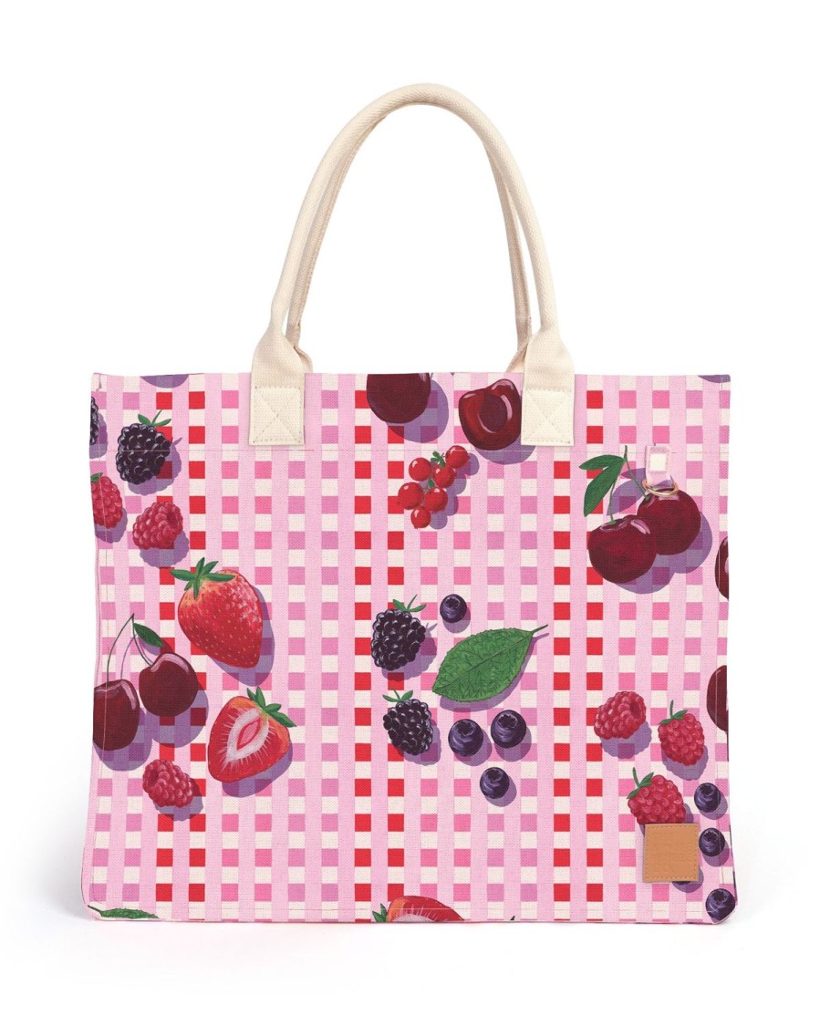 Bags + Accessories The Somewhere Co Ultimate Tote Bags | Sundae Cherries Ultimate Tote Bag