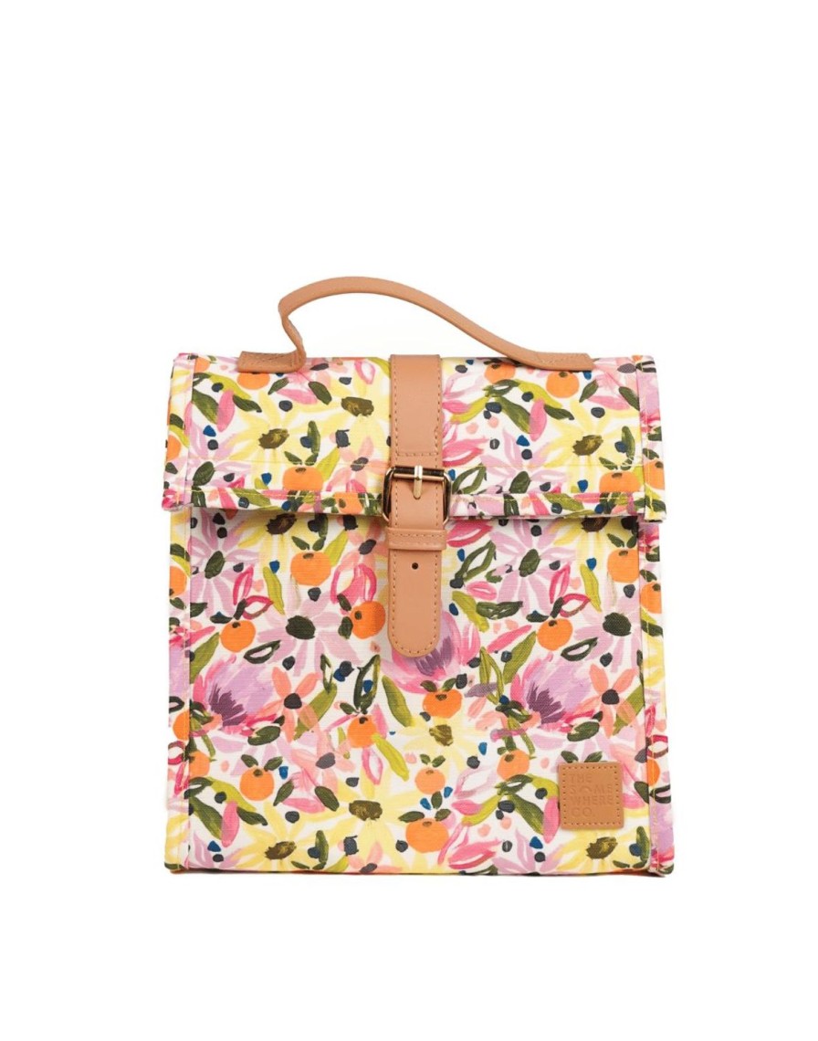 Lunch The Somewhere Co Lunch Totes & Satchels | Wildflower Lunch Satchel