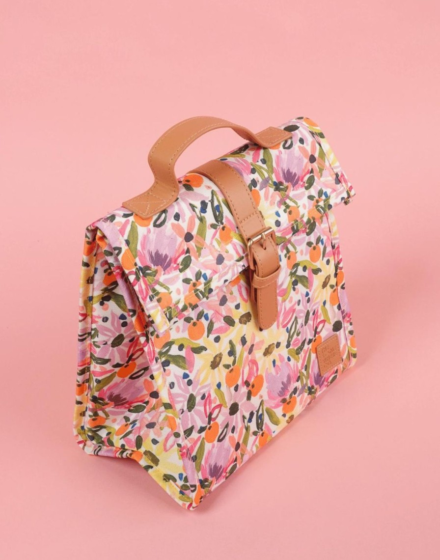 Lunch The Somewhere Co Lunch Totes & Satchels | Wildflower Lunch Satchel