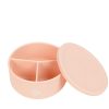 Lunch The Somewhere Co Silicone Lunch Boxes | Blush Round Silicone Bento Lunch Box