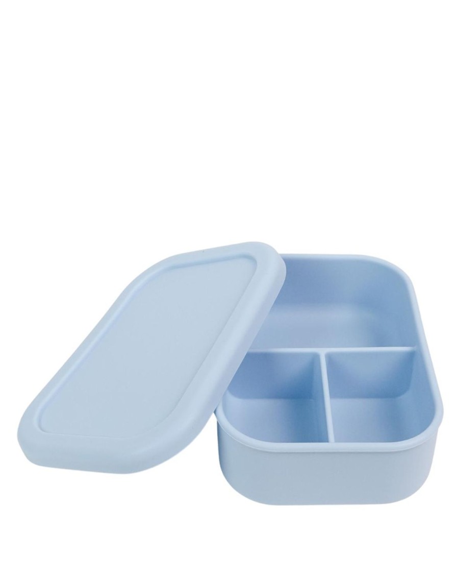 Lunch The Somewhere Co Silicone Lunch Boxes | Powder Blue Silicone Bento Lunch Box