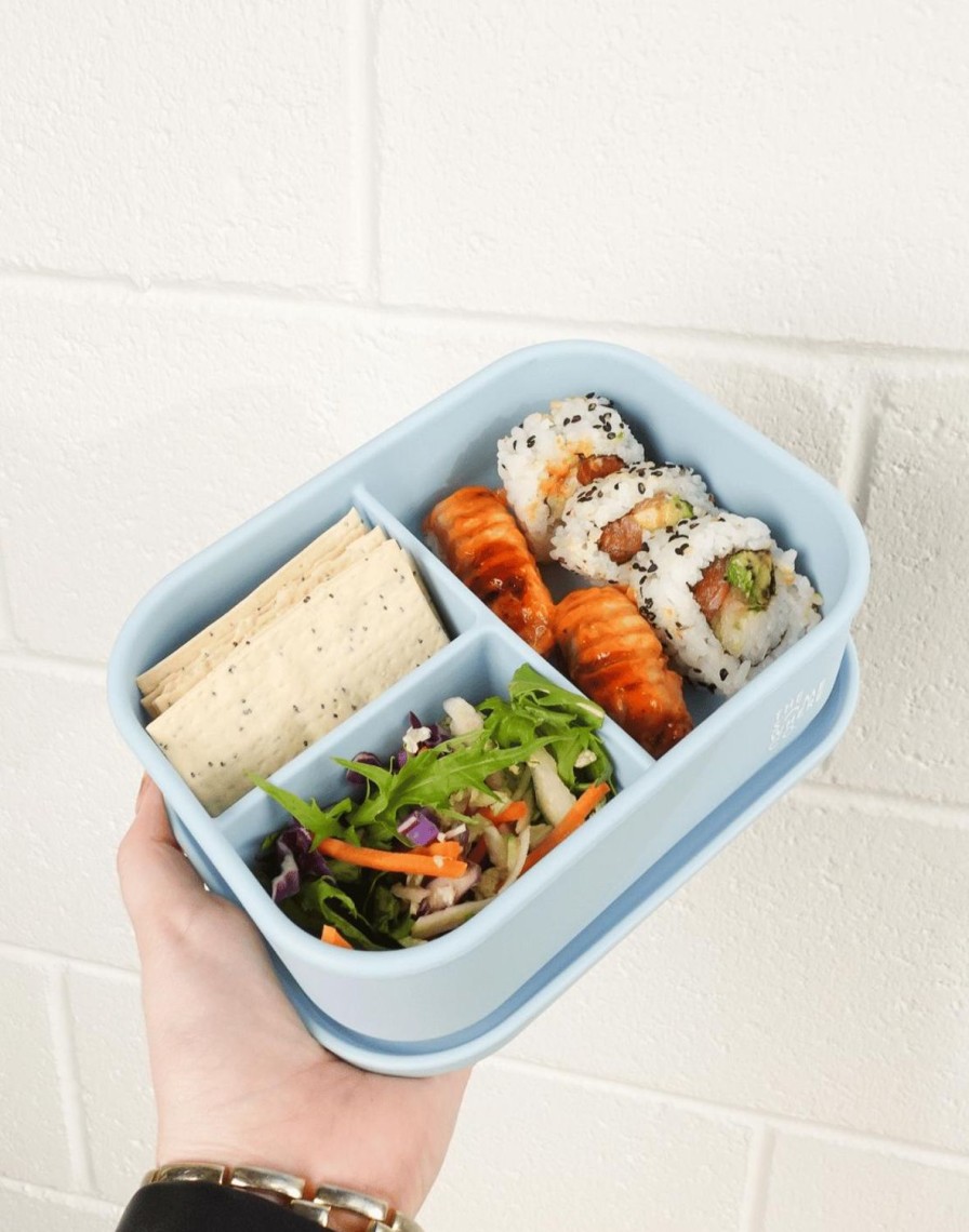 Lunch The Somewhere Co Silicone Lunch Boxes | Powder Blue Silicone Bento Lunch Box