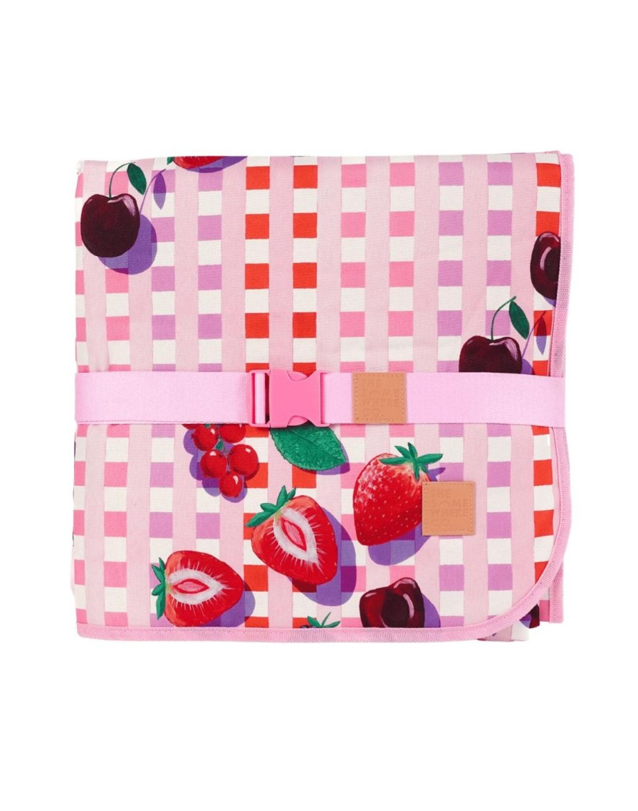 Picnic The Somewhere Co Picnic Rugs | Sundae Cherries Leisure Rug