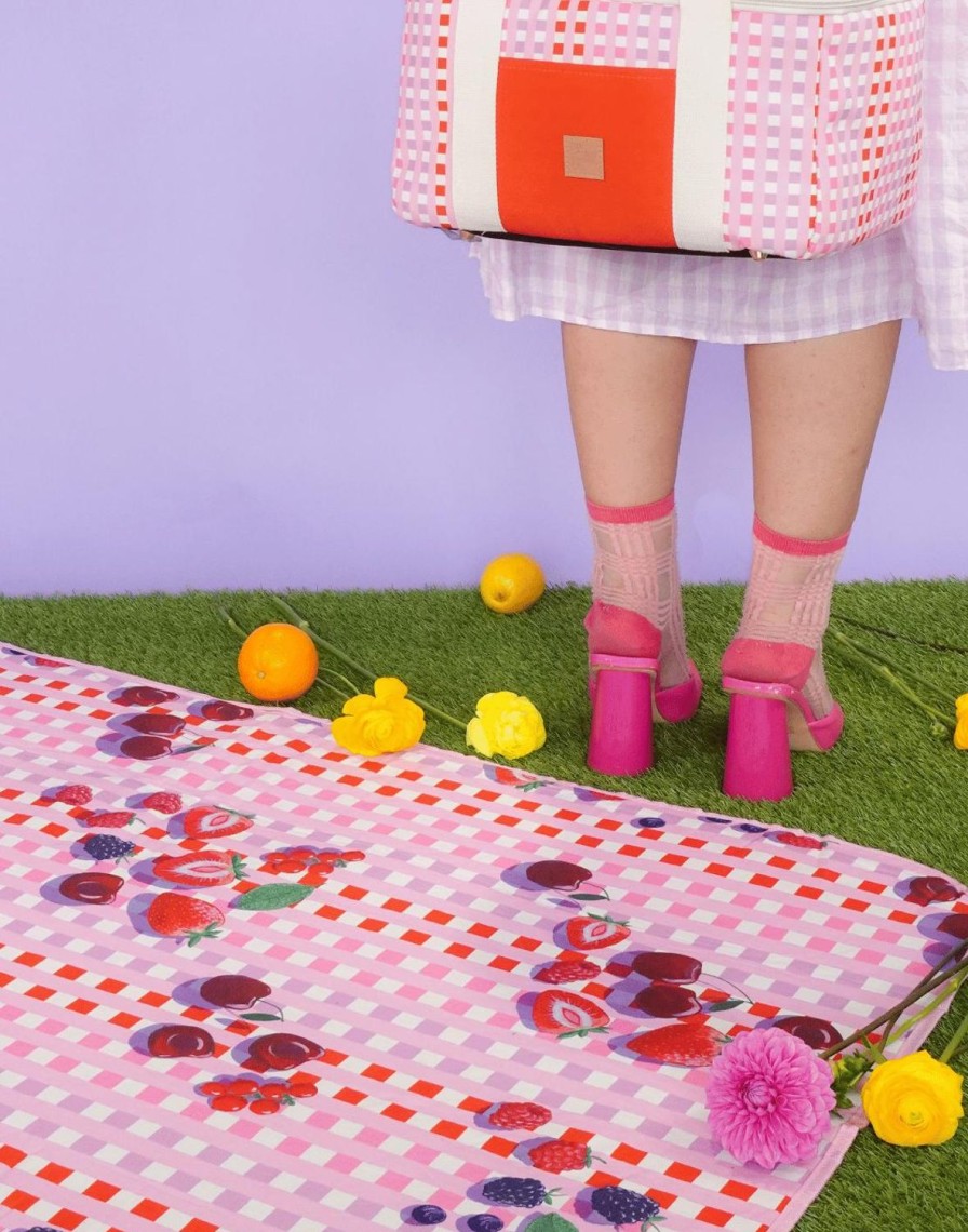 Picnic The Somewhere Co Picnic Rugs | Sundae Cherries Leisure Rug