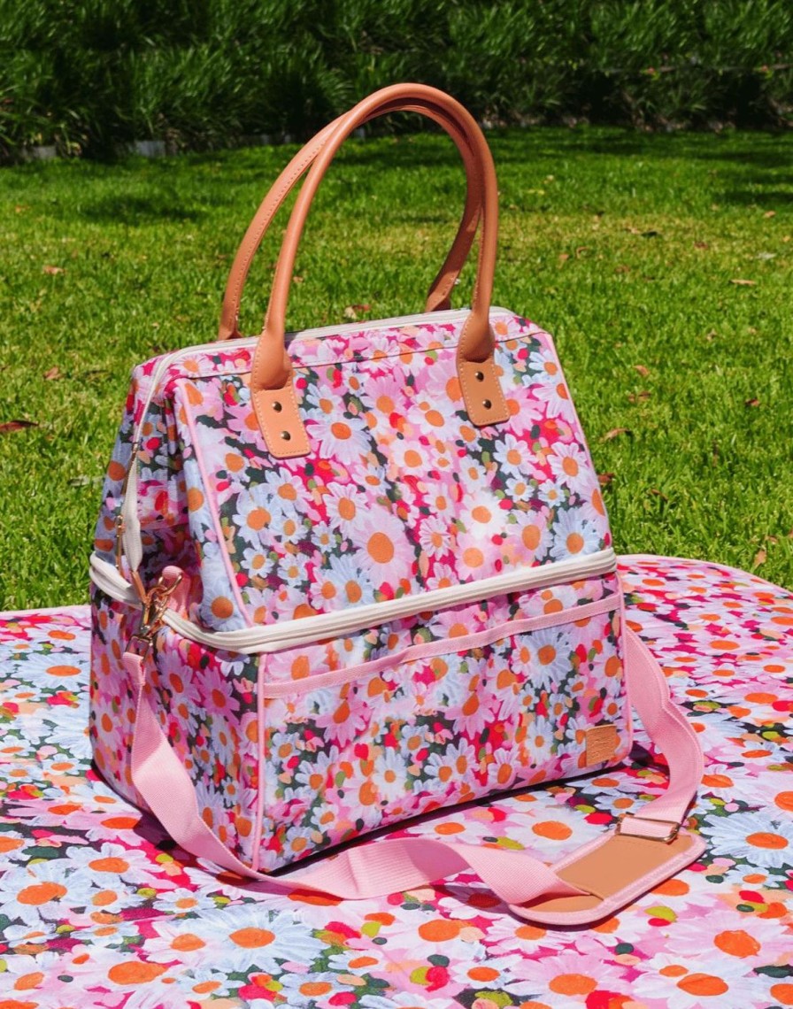 Picnic The Somewhere Co Large & Midi Cooler Bags | Daisy Days Cooler Bag