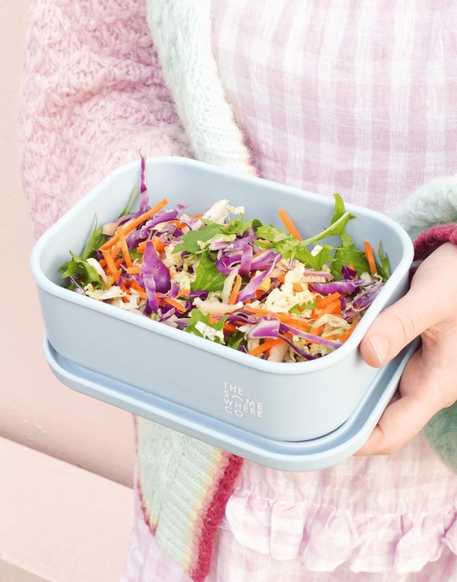 Lunch The Somewhere Co Silicone Lunch Boxes | Powder Blue Silicone Lunch Box