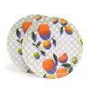 Picnic The Somewhere Co Bamboo Melamine Servingware | Sorrento Citrus Bamboo Melamine Plates