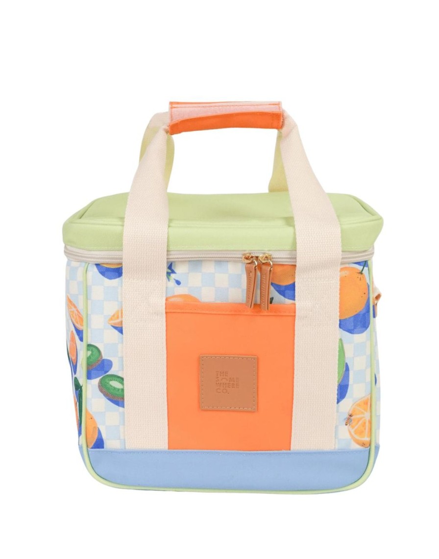 Picnic The Somewhere Co Large & Midi Cooler Bags | Sorrento Citrus Midi Cooler Bag