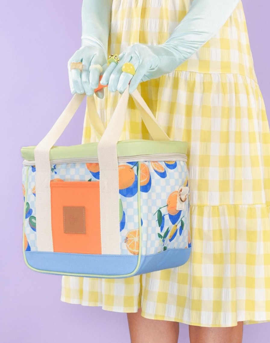 Picnic The Somewhere Co Large & Midi Cooler Bags | Sorrento Citrus Midi Cooler Bag