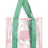 Bags + Accessories The Somewhere Co Cheeky Tote | Pink & Green Cheeky Tote Bag