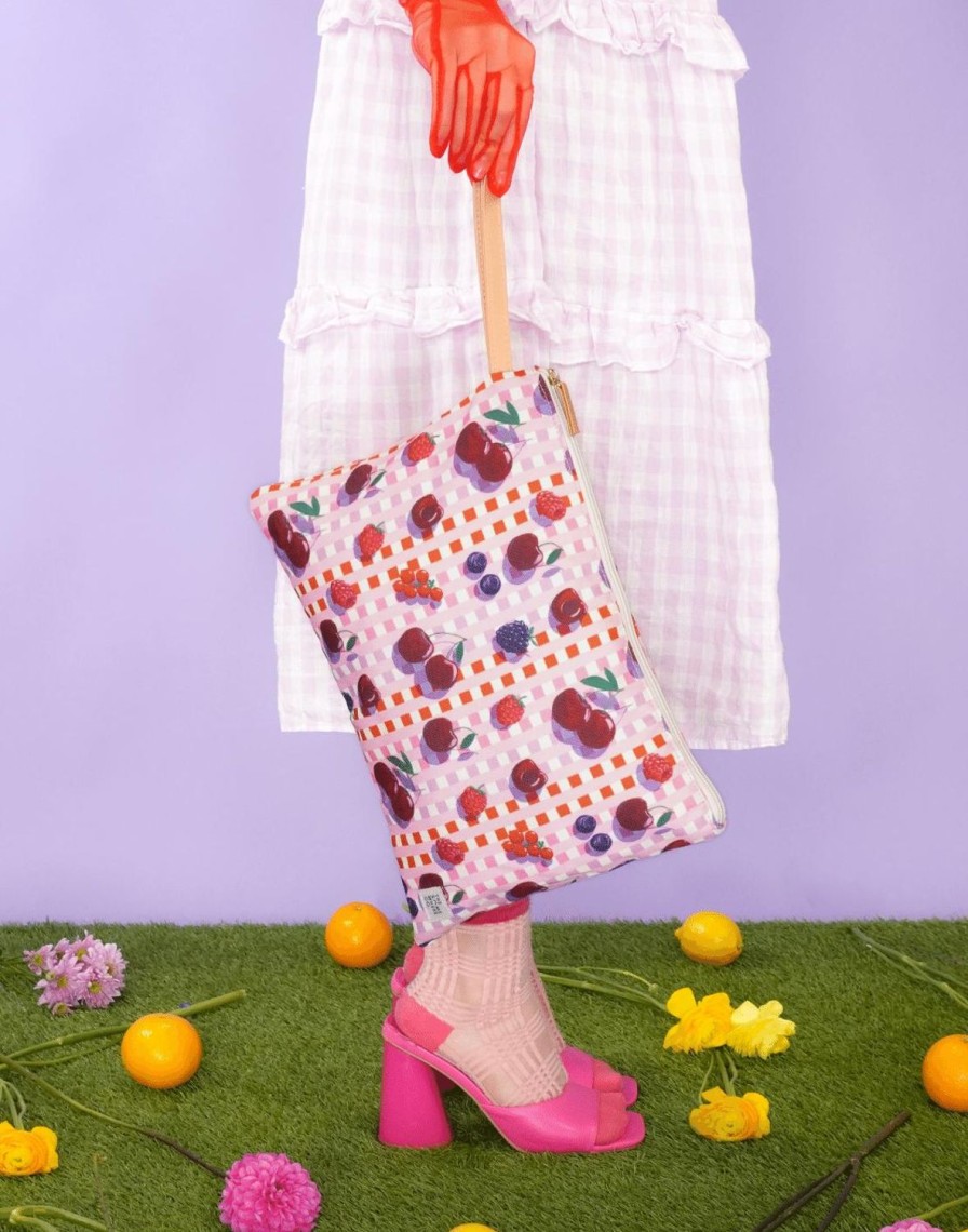 Bags + Accessories The Somewhere Co Wet Bags | Sundae Cherries Wet Bag