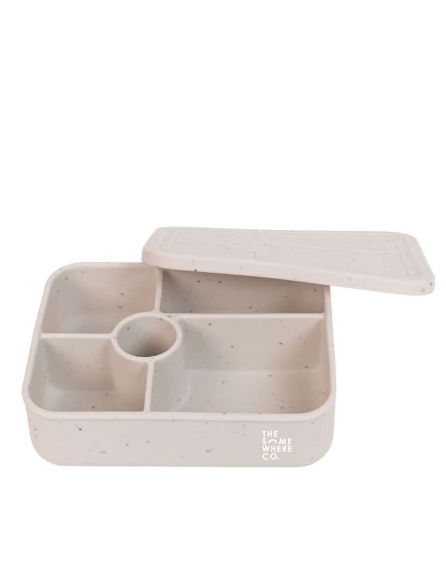 Lunch The Somewhere Co Silicone Lunch Boxes | Speckled Large Silicone Bento Lunch Box