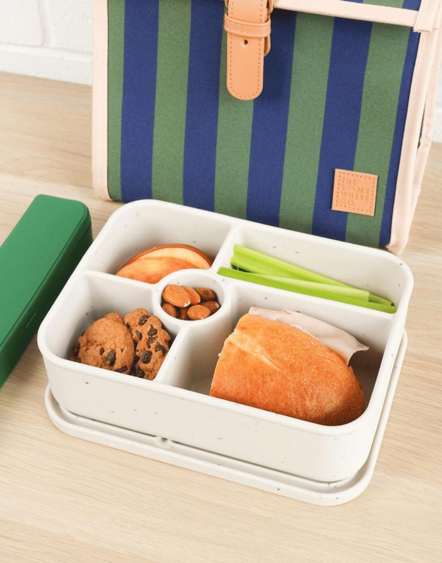 Lunch The Somewhere Co Silicone Lunch Boxes | Speckled Large Silicone Bento Lunch Box