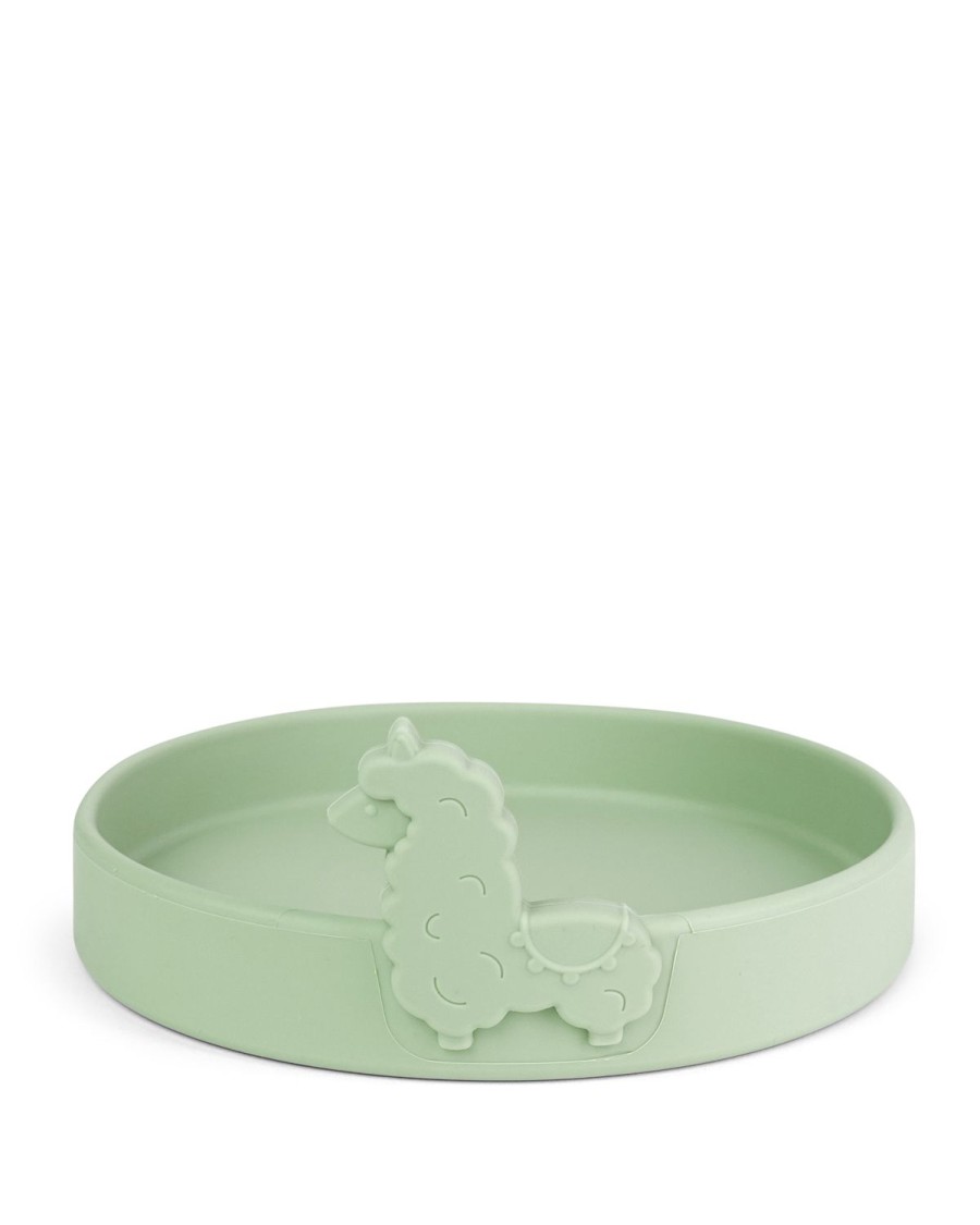 Mini The Somewhere Co Silicone Bowls | Llama Silicone Plate (Eucalyptus)