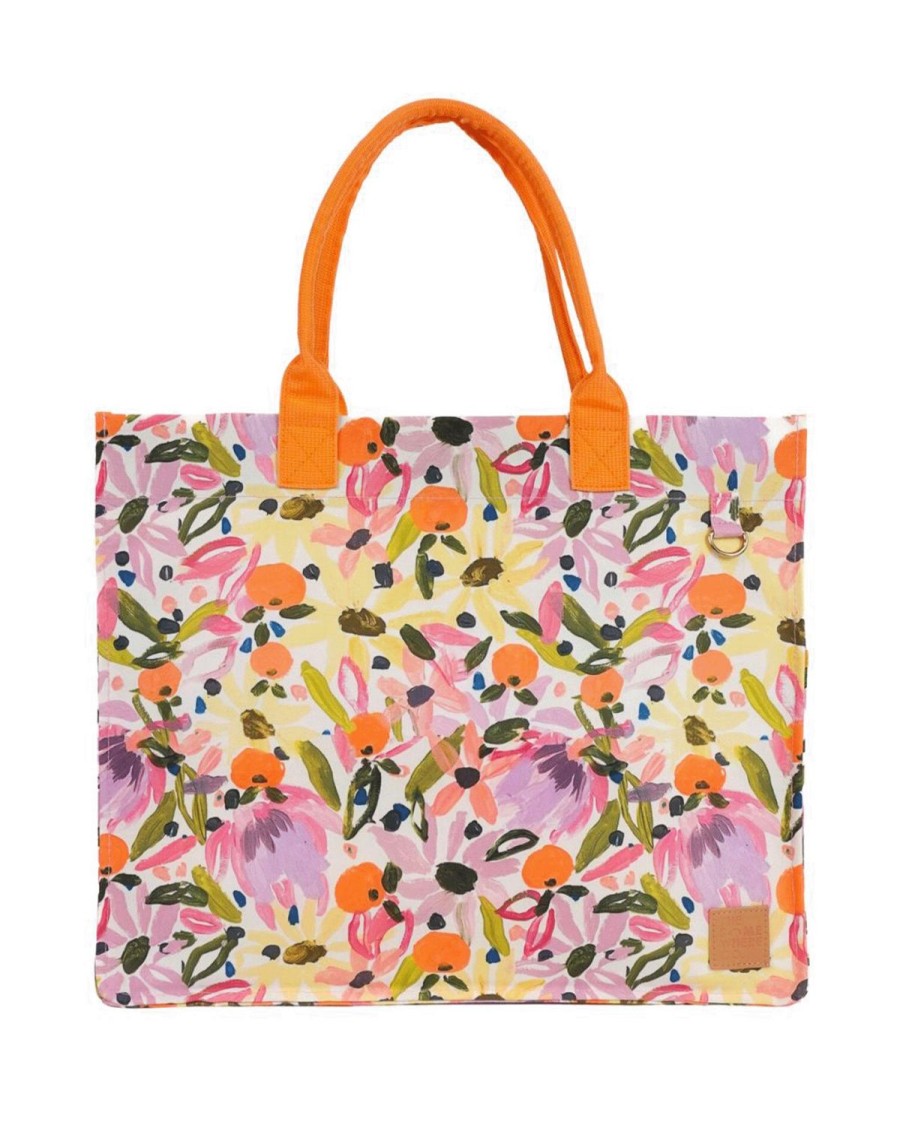 Bags + Accessories The Somewhere Co Ultimate Tote Bags | Wildflower Ultimate Tote Bag