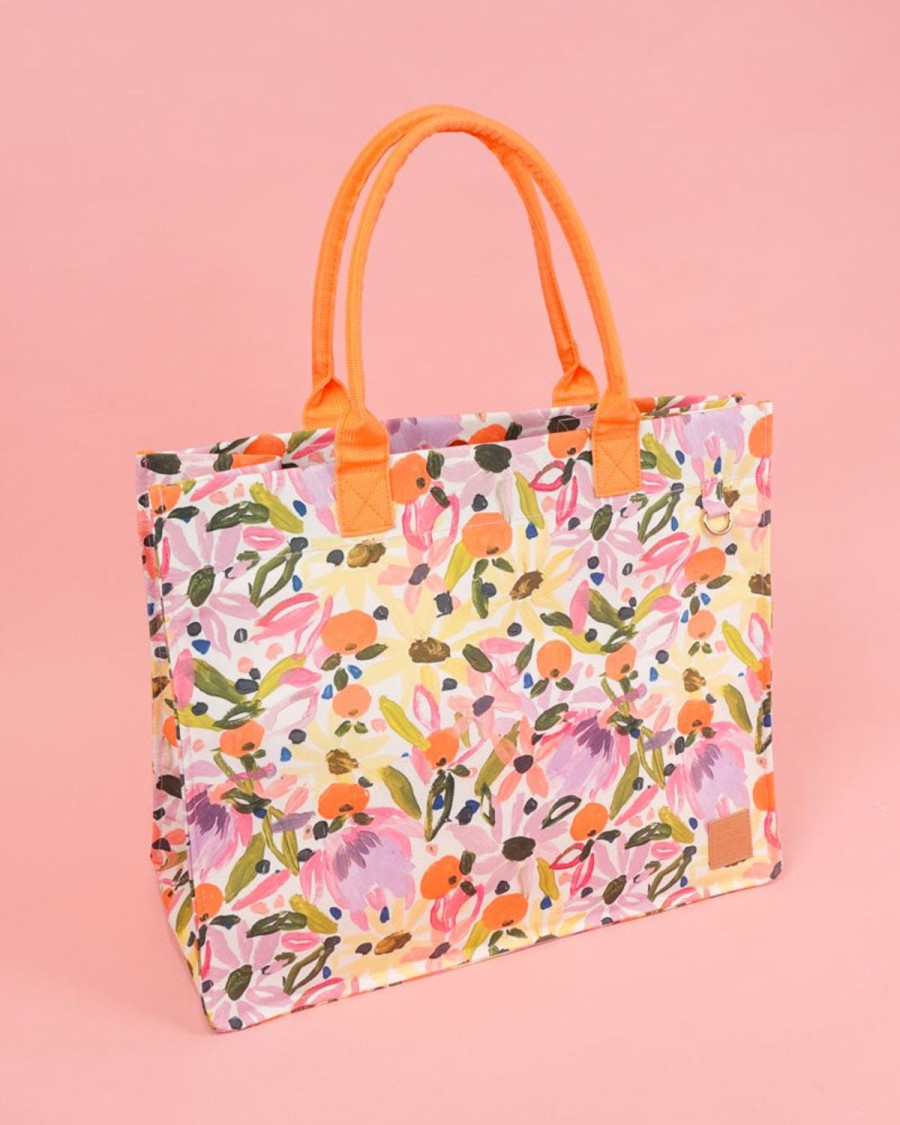 Bags + Accessories The Somewhere Co Ultimate Tote Bags | Wildflower Ultimate Tote Bag