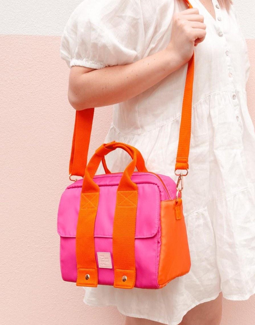 Lunch The Somewhere Co Lunch Totes & Satchels | Bubblegum Lunch Tote