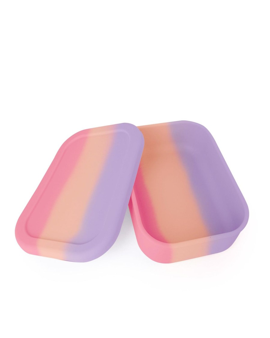 Lunch The Somewhere Co Silicone Lunch Boxes | Cotton Candy Silicone Lunch Box