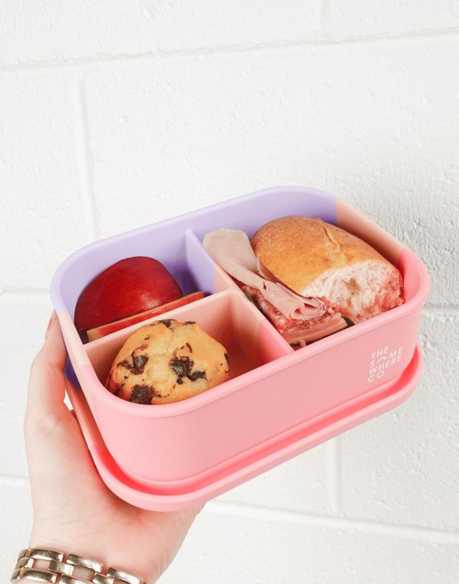 Lunch The Somewhere Co Silicone Lunch Boxes | Cotton Candy Silicone Bento Lunch Box