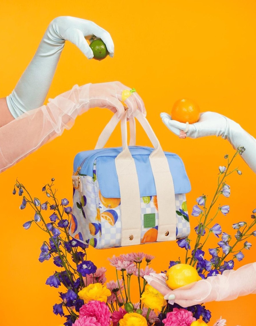 Lunch The Somewhere Co Lunch Totes & Satchels | Sorrento Citrus Lunch Tote